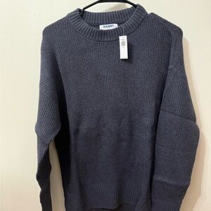 Old Navy Men's Dark Gray Crewneck Sweater